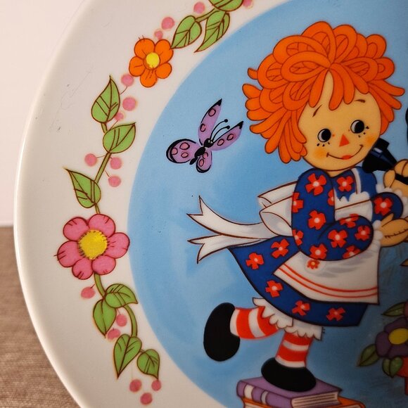 Raggedy Ann 1978 Mother's Day Collector Plate In Box Schmid 3rd Edition - Picture 7 of 11